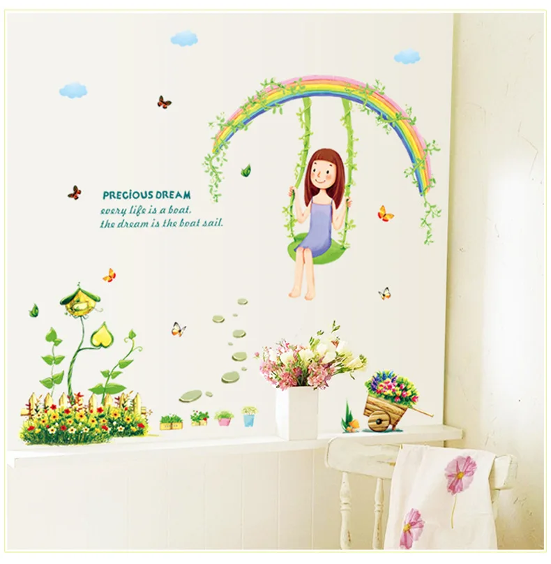 Виниловые Стикеры для детской комнаты 80*100 см | Дом и сад
