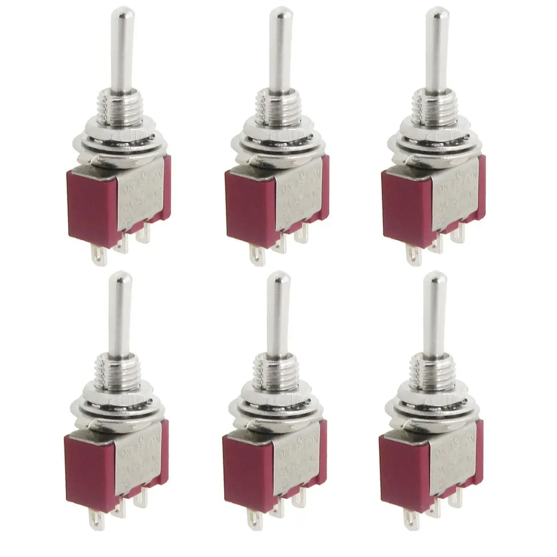 

KSOL 6 шт. AC 250V 2A 120V 5A SPDT тумблер
