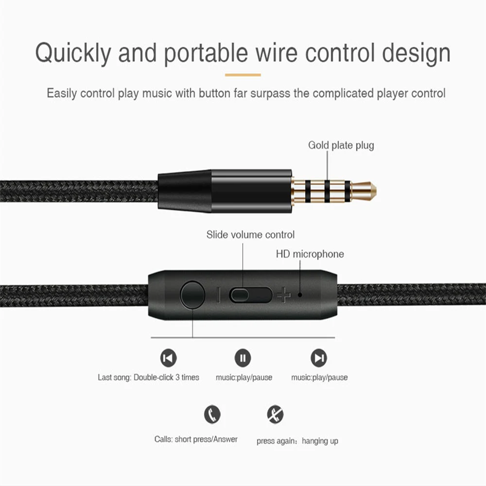 Звук интонировать I58 Wired Headphones with Microphone HIFI Sound On ear Gaming Headset Stereo Bass 3.5 mm for PC|sound intone|bass