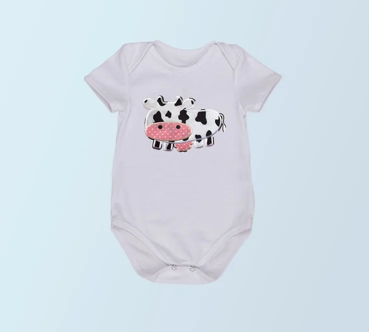 Новая детская одежда для дня рождения милые Боди маленьких девочек белые