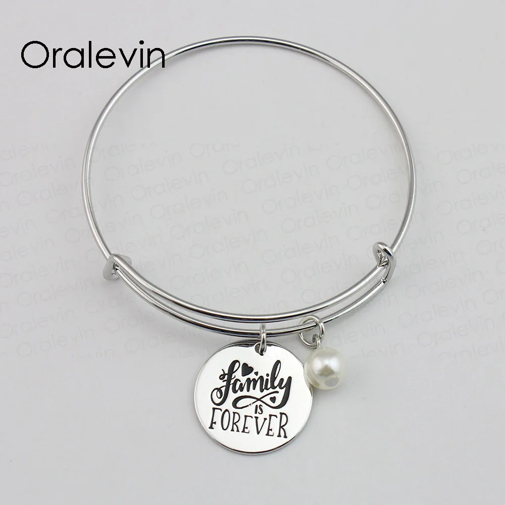 FAMILY IS FOREVER Inspirational Hand Stamped Custom Necklace Gift Jewelry 10Pcs/Lot #LN669 | Украшения и аксессуары
