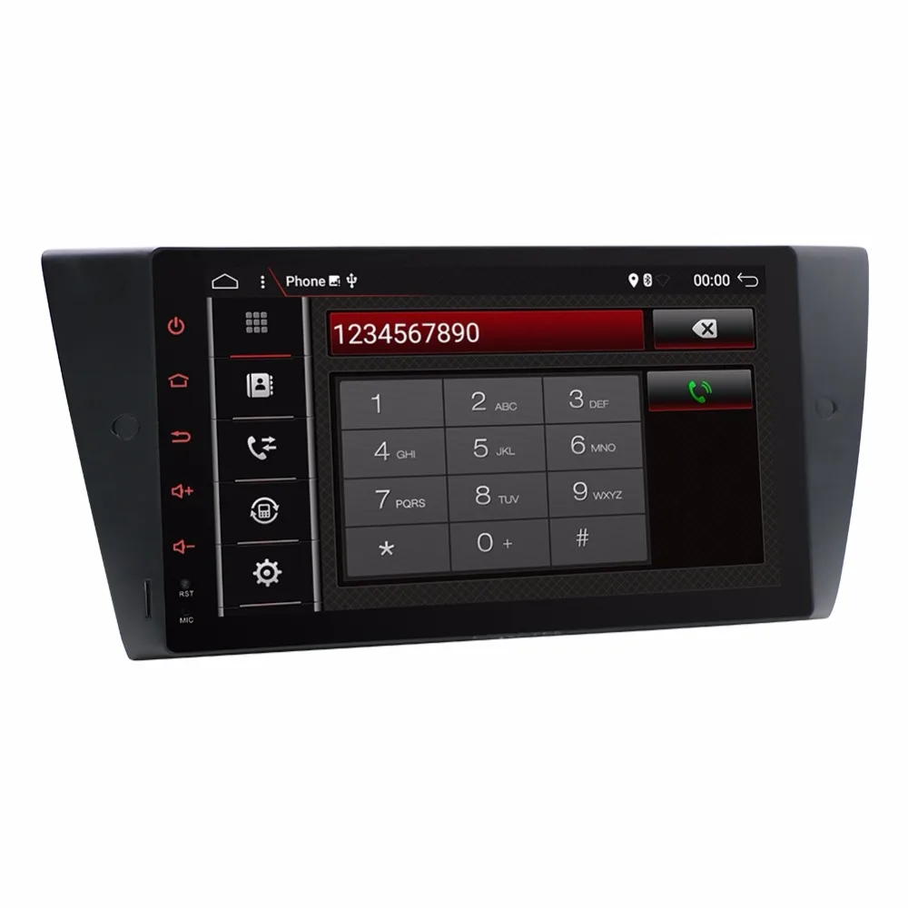 Bosion 9 дюймов Android 7.1.1 автомобиля gps навигации AUX USB полный Сенсорный экран для BMW E90 E91