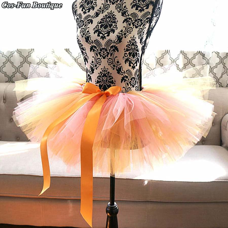 Pink&ampGold Women Tutu Skirt St. Patrick's Day Outfit One Size Beach Party Holiday High Waist Casual Puffy 2018 | Мать и ребенок