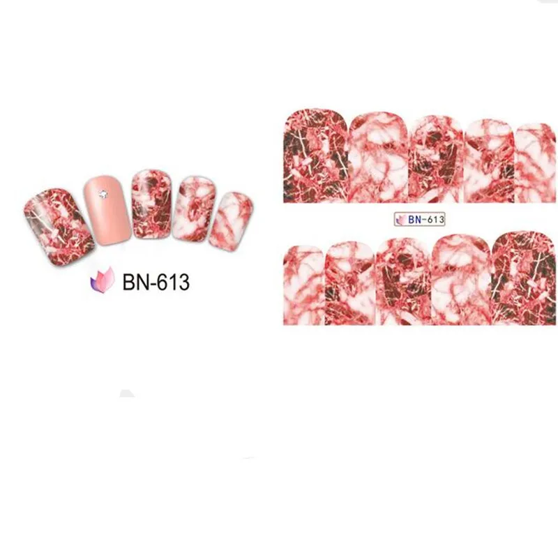 5Pcs жидкость для переводка Мрамор зерна нейл арта переводятся с помощью воды