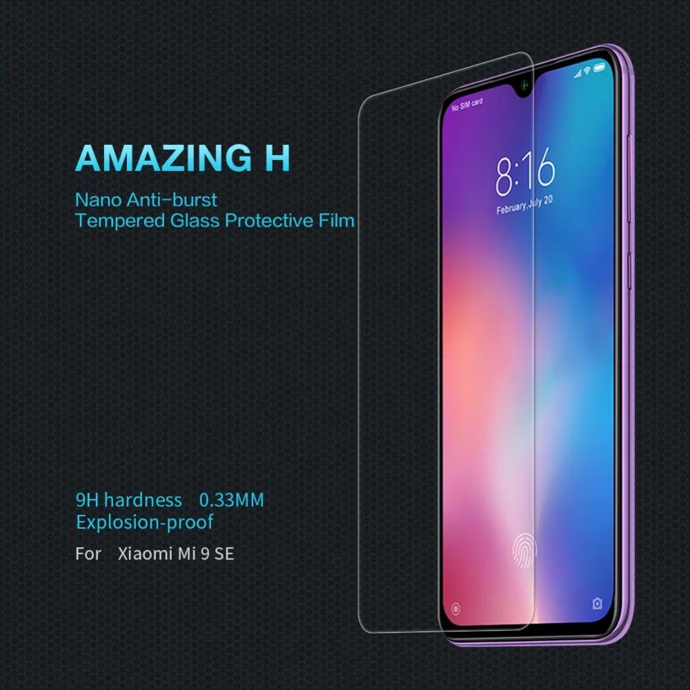 NILLKIN для Xiaomi mi9 SE протектор экрана из закаленного стекла Amazing H нанометр анти