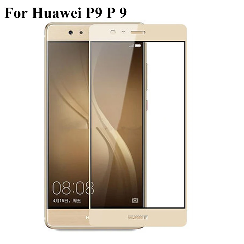 2 шт Ультра тонкий протектор экрана закаленное стекло для Huawei P9 полный экран