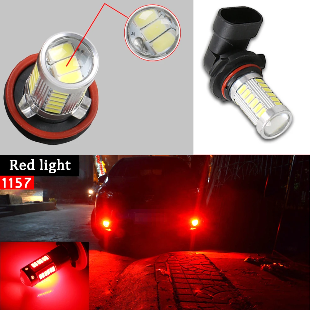 2шт 4014 1157 92SMD светодиодный 14 Вт 1000ЛМ противотуманные лампы для вождения DRL
