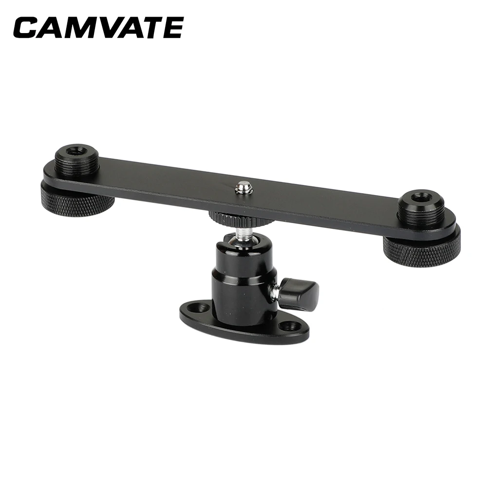 CAMVATE 1/4 &quotшаровая Головка с настенным креплением и T образным кронштейном