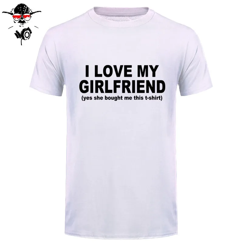 Новая модная футболка с принтом I Love My Girlfriend, забавная Мужская Подарочная Футболка с принтом бойфренда, хлопковые футболки с коротким рукавом - Цвет: 30