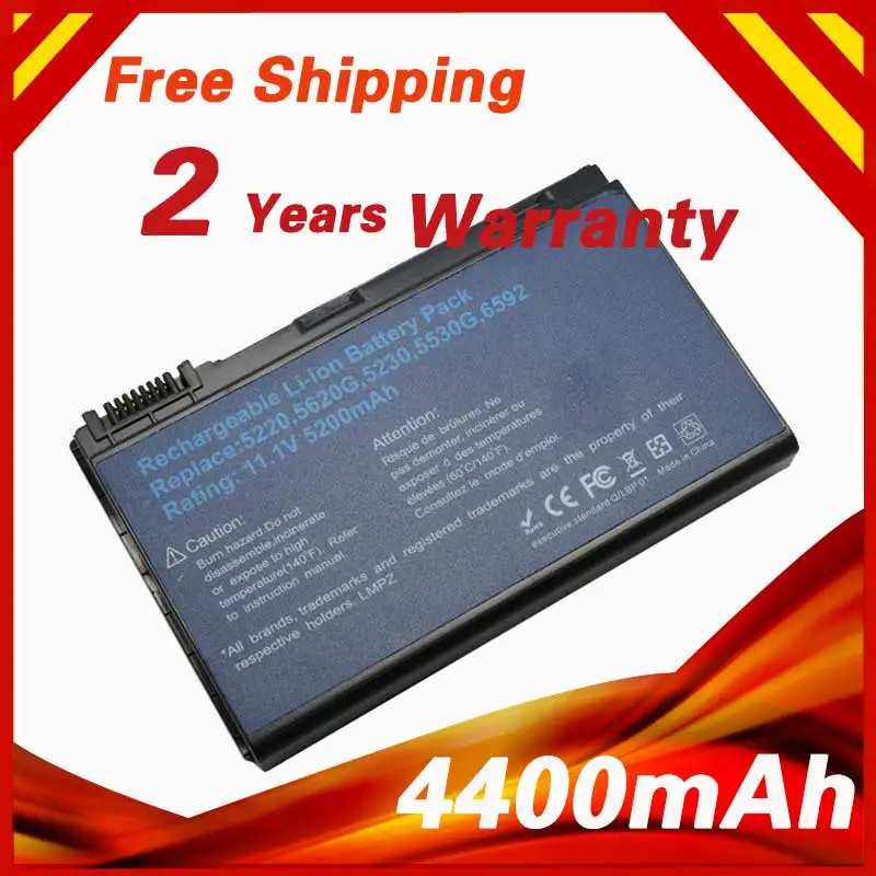 Аккумулятор для ноутбука Acer TM00741 TM00742 TM00751 Extensa 4400 5210 5220G 5235G 5620Z 5420 5620 5635Z 5630 5635