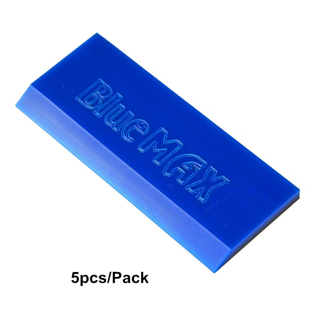 5PCS EHDIS скребок BLUEMAX резиновые полосы запасные лезвия тонировка окна винил автомобиля обертывание инструмент скребок для воды для льда бытовой чистящий инструмент - Название цвета: 5PCS
