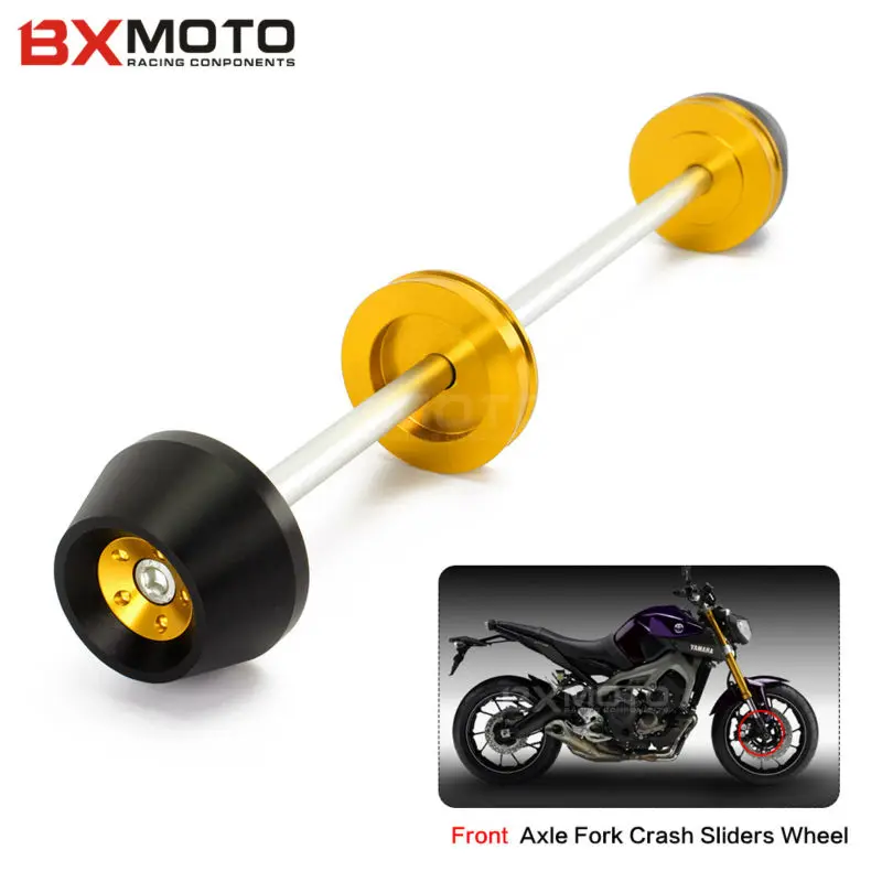 Аксессуары для мотоциклов Yamaha MT 09 MT09 14 15 защита мотоцикла CNC Золотая Передняя и