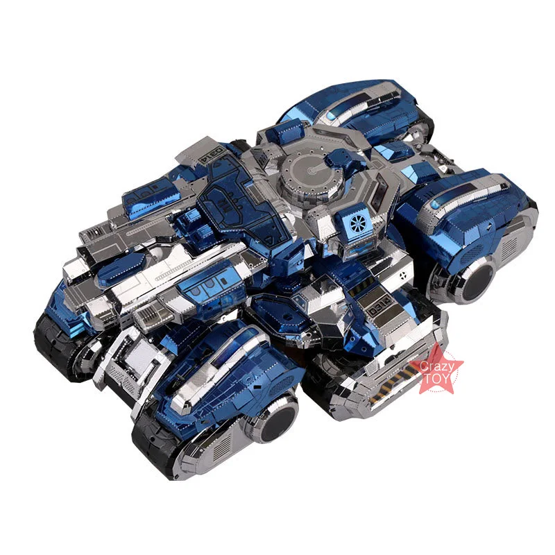 MU Стар Крафт 2 Terran осадного танка DIY 3D металлические головоломки собрать модель