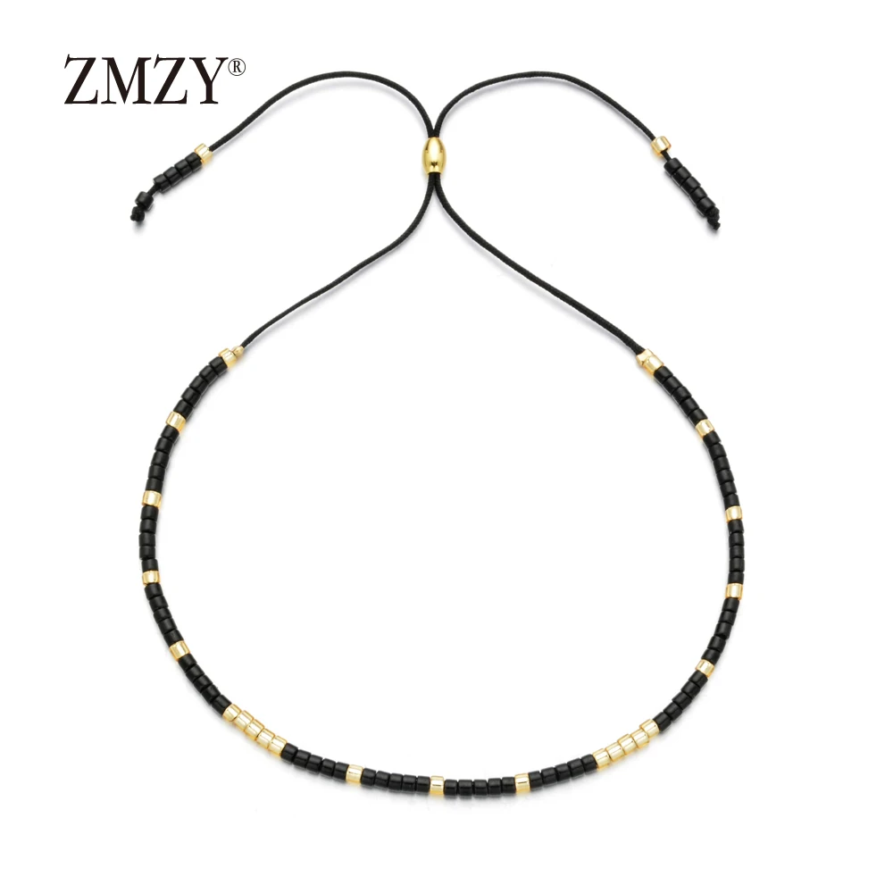ZMZY Браслет Миюки Joyeria Новая бижутерия Pulseras богемный стеклянные бусины тонкие