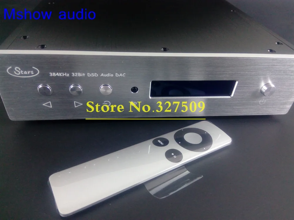 Mshow AK4495SEQ AK4495 ЦАП Декодер AK4118 PCM 384 кГц + XMOS XU208 USB поддержка DSD DSD128 с Apple Remote HiFi аудио|dac