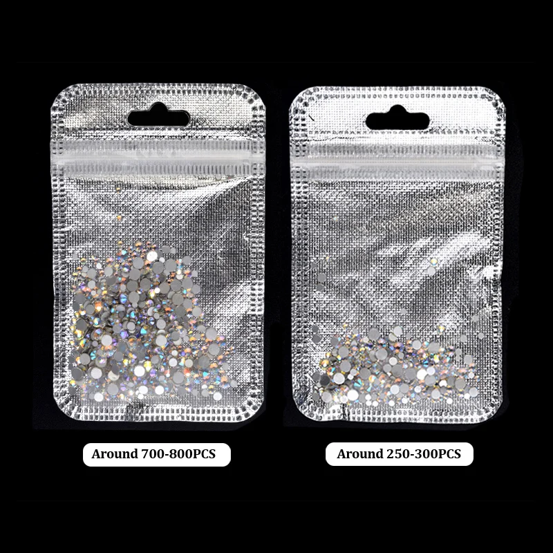 Звездные Стразы для ногтей 1 упаковка смешанные размеры кристаллическое стекло