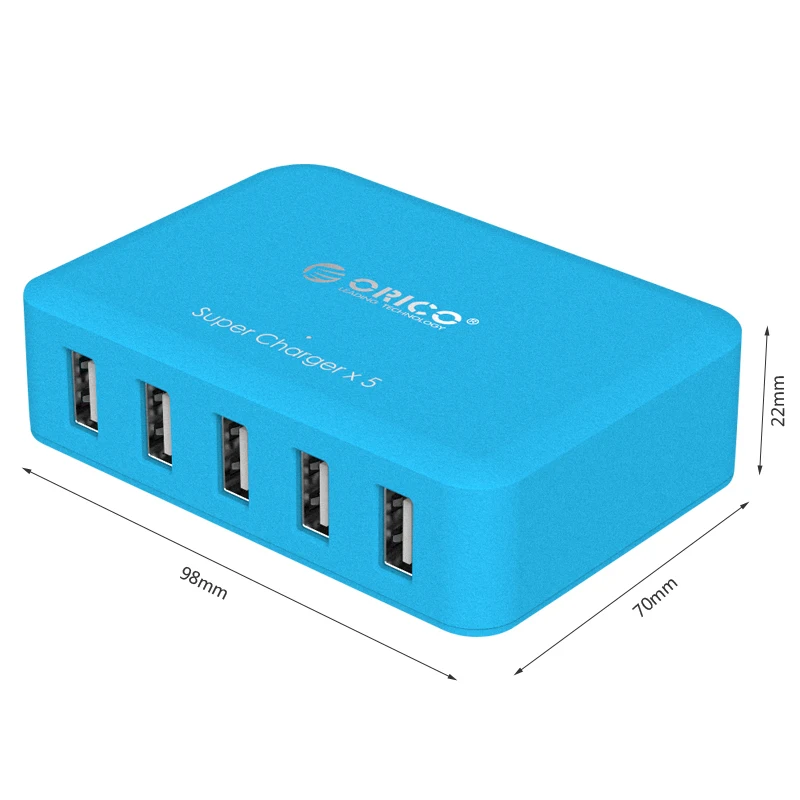Зарядное устройство ORICO с 5 портами USB 40 Вт В 2 4*5|5 port|orico port5 port usb |