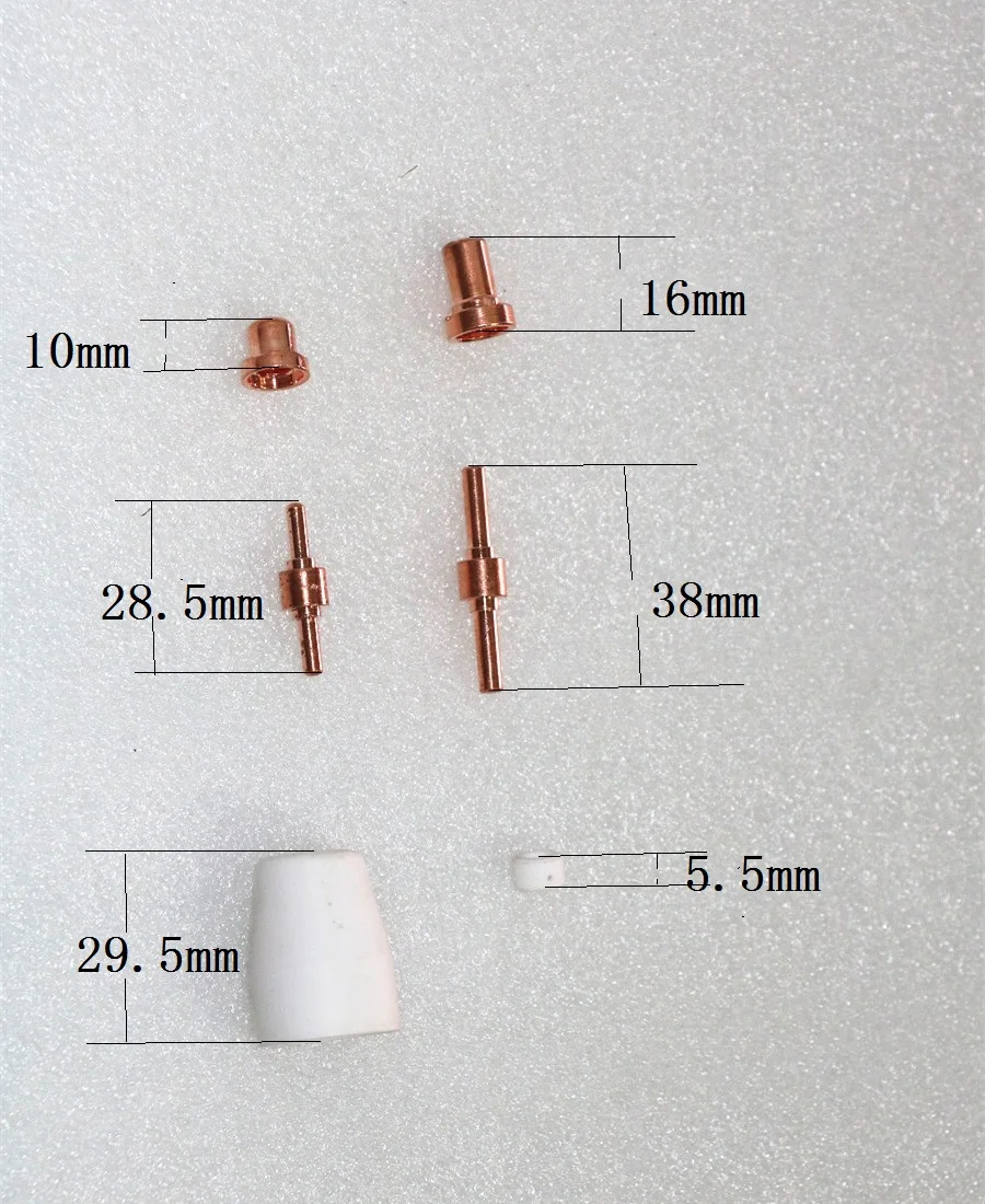 

Plasma cutting torches PT31 40A electrode nozzle shield Swirl ring Ceramic wear parts CUT LGK