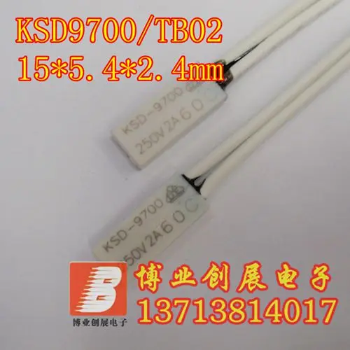 5 шт./TB02/KSD9700 термопротектор малого объема 40 градусов Цельсия нормально закрытый