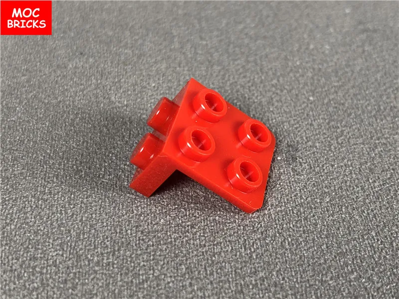 10 шт./лот красочный кронштейн 1x2 2x2 подходит для образовательных строительных