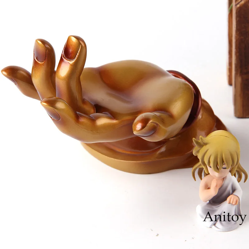 Sainte Seiya Дева Шака с Буддой ручной платформой фигурка Сейя ПВХ Коллекция Модель игрушки