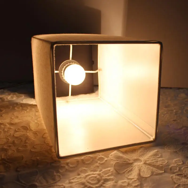 Минималистский Новый Романтический Дерево Настольная Лампа для Спальни