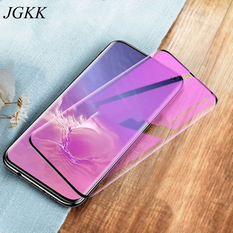 JGKK 3D Анти-синий полное покрытие закаленное стекло для Samsung S10 Plus Защита экрана Galaxy
