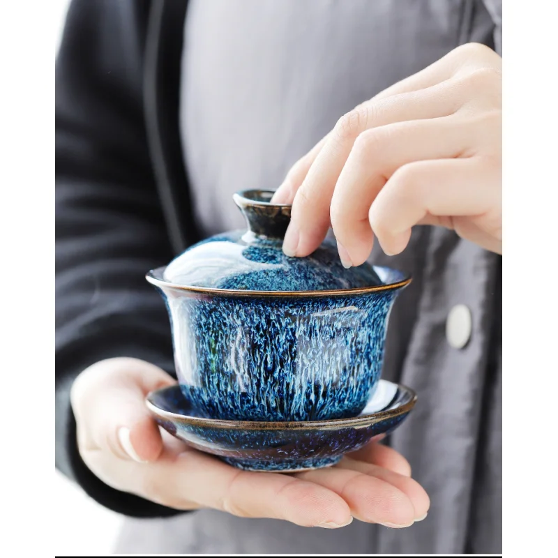 1 шт. "Китайский кун-фу" Gaiwan комплект Керамика Чай посуда наборы Чай комплект Керамика Чай горшок Чай набор гайвань комплект Чай чашек Чай церемонии