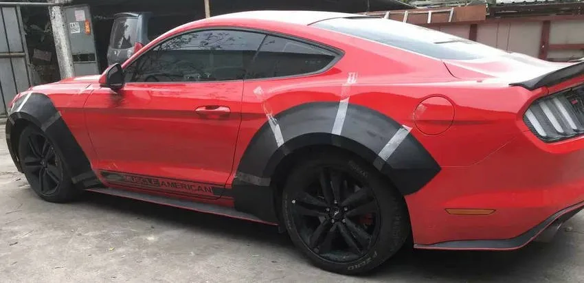 Для Ford Mustang 2 3 T PP колесо свода крыла арки спойлер для бровей обдировка накладки