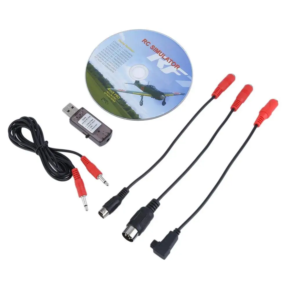 22 в 1 RC USB Flight Simulator кабель для Realflight G7/G6/G5 Phoenix 4 E2HG|Детали и аксессуары| |