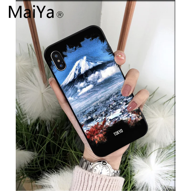 A5 MaiYaCa City London, Нью-Йорк, Париж, Дубай, Москва, высокое качество, чехол для телефона, для iPhone 8, 7, 6, 6S Plus, 5, 5S, SE, XR, X, XS MAX, чехол - Цвет: A5