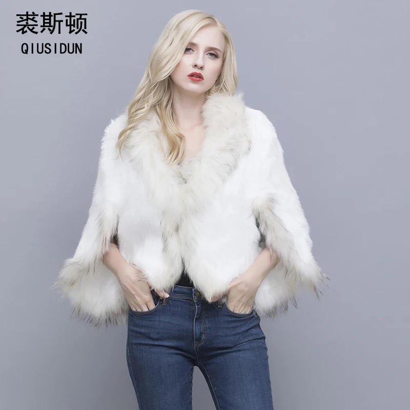 Женская трикотажная куртка из натурального кроличьего меха без рукавов|rabbit fur