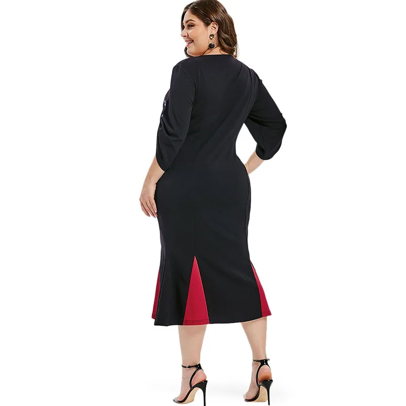 PlusMiss размера плюс XXXXXL элегантные Вечеринка Русалочка маскарадный Для женщин XXXXL