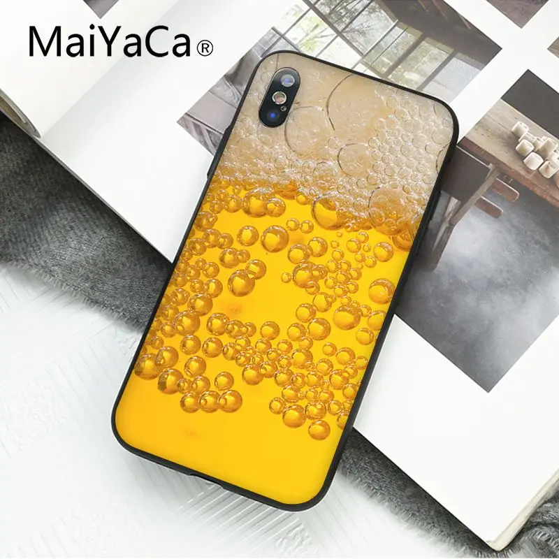 MaiYaCa World Beers alcol Summer Bubble чехол для телефона iphone 11 Pro 11Pro MAX 8 7 6S Plus X XS MAX 5 5S SE XR