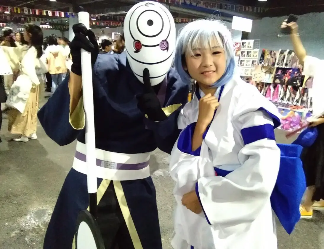 Высокое качество костюи для косплея Наруто Uchiha Obito косплей с длинными рукавами черный плащ и маска