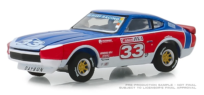 GreenLight 1:64 1973 Datsun 240Z 33 сплав игрушечный автомобиль игрушки для детей литья под