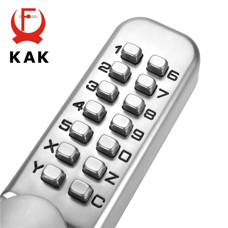 Миниатюрный механический БЕСКЛЮЧЕВОЙ замок KAK из цинкового сплава с паролем