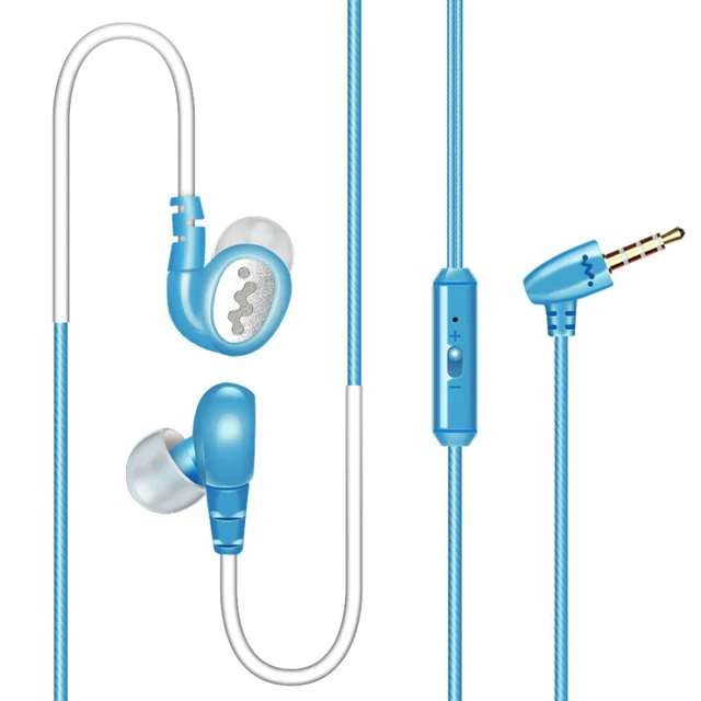 Blue HONGBIAO SM D5 спортивные наушники-вкладыши 3,5 мм Jack Bass наушники тяжелый бас с микрофоном для apple iPhone 6 6S 5 5S Xiaomi sony - Цвет: Blue