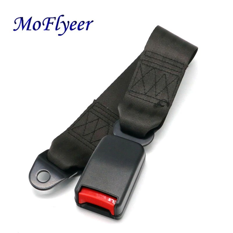 MoFlyeer Universal Car Seat Belts Safety Belt Webbing Extender Auto Seatbelt Extension Buckle Seat Belts Extender