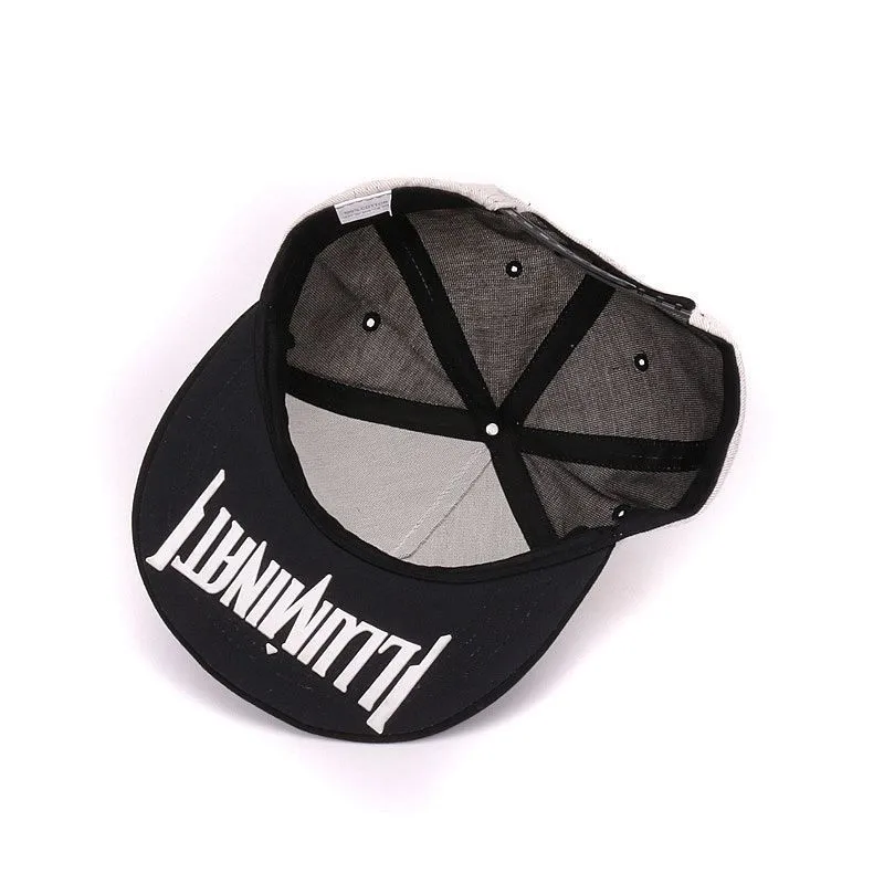 Модная Круглая этикетка Треугольник глаз осветлитель Snapback шапки женские регулируемые бейсболки мужские бейсболки Хип Хоп шляпы