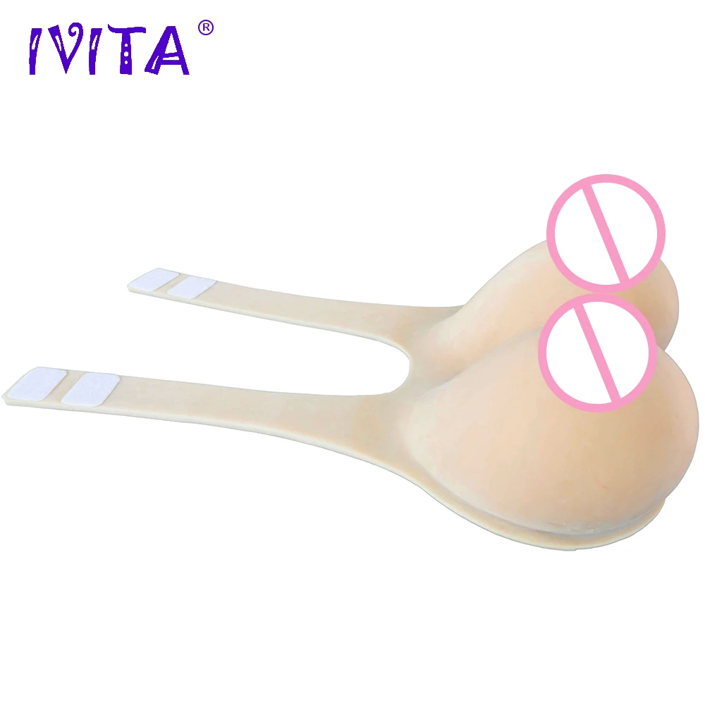 Искусственная силиконовая грудь IVITA 12 кг искусственная для фрикциона королева