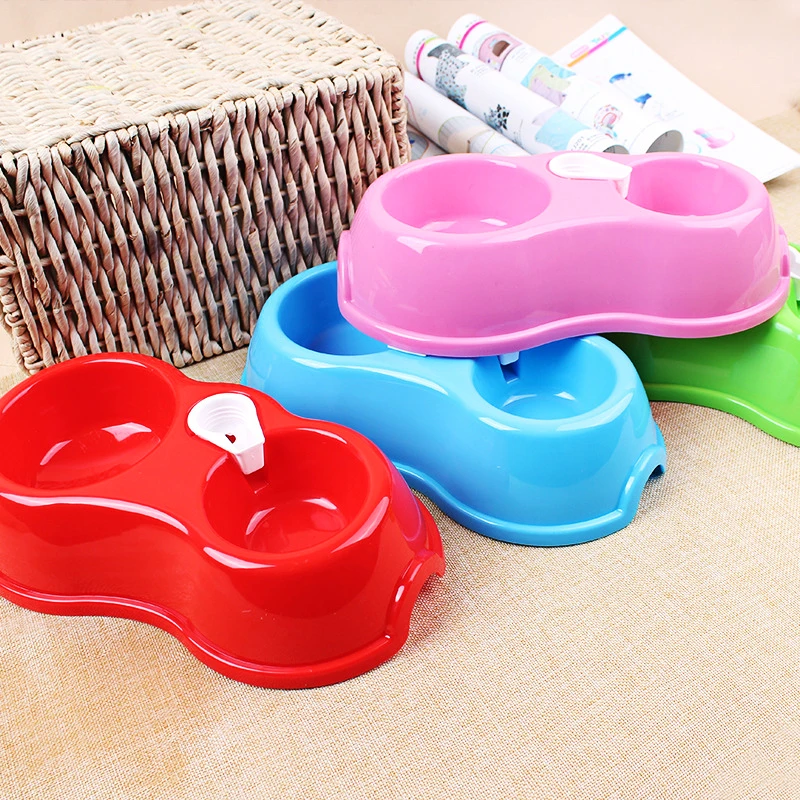 Кормушка для кошек автоматическая кормушка домашних животных двойная чаша