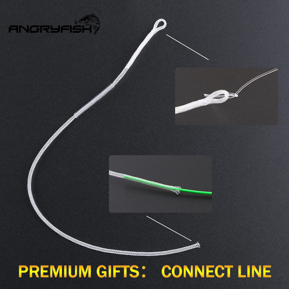 ANGRYFISH WF 5F/6F/7F 100FT рыболовная леска для ловли рыбы Вес вперед плавающая нейлоновая