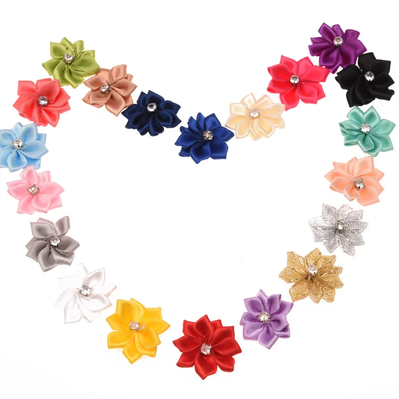 100 шт. цветочное украшение для свадьбы дешевое искусственное 3 см многоугольный