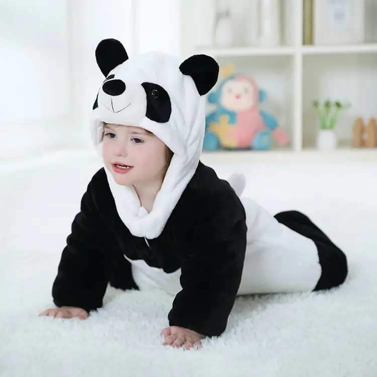 2021 зимний спортивный комбинезон для малышей С рисунком Панды Детские Комбинезоны младенцев костюм на