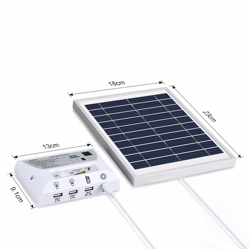 Suaoki система солнечного освещения портативный аварийный домашний свет комплект с