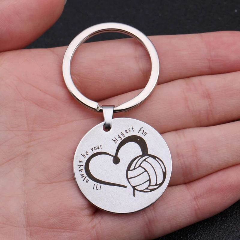 Круглый подвесной брелок с гравировкой я всегда буду вашим самым большим