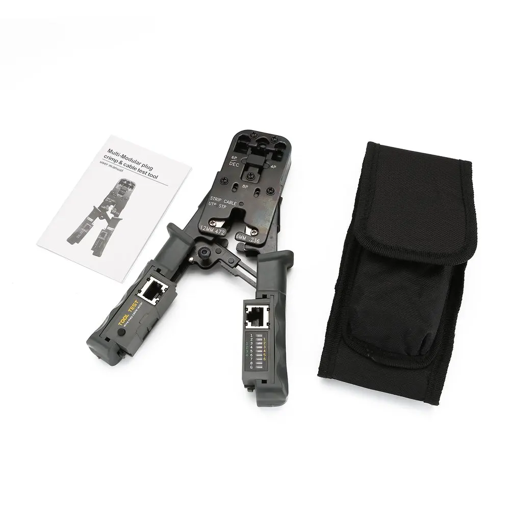 Обжимные Щипцы для сетевого LAN кабеля режущий инструмент UTP/STP Кабельный тестер
