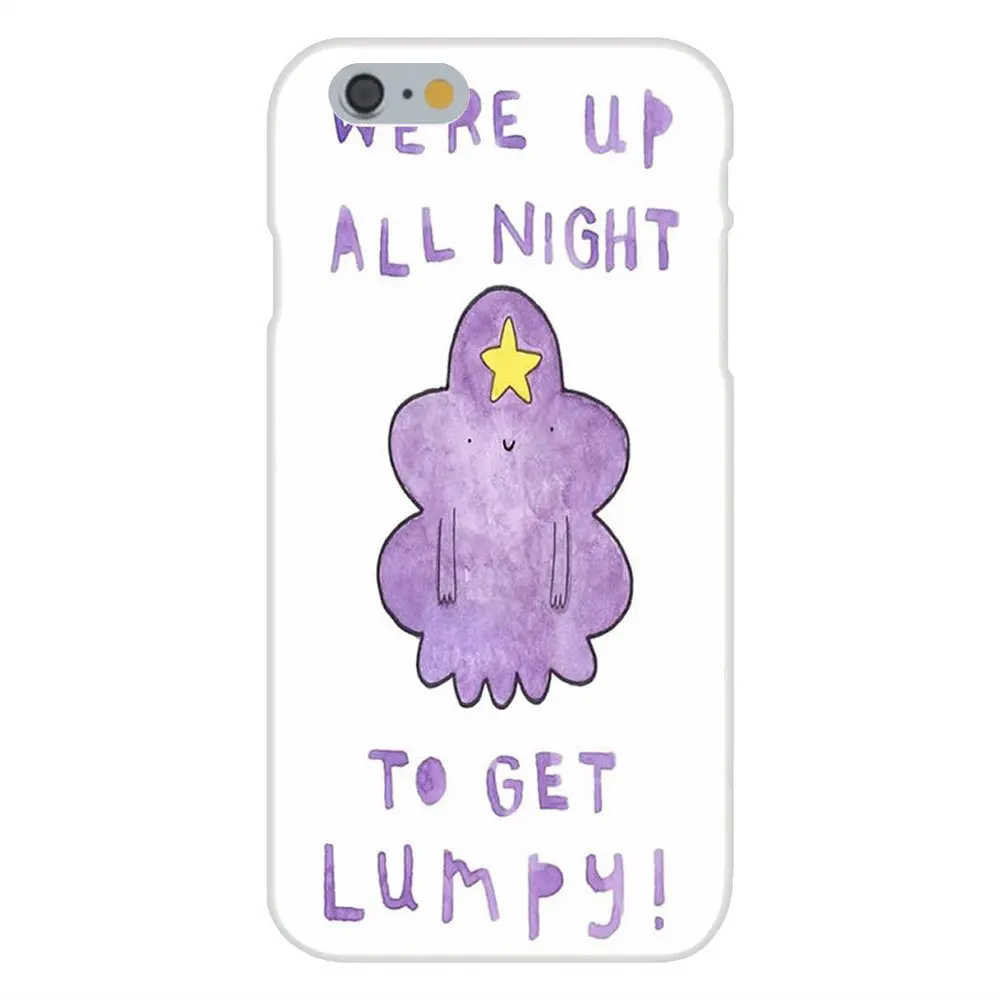 Для Apple iPhone X XS Max XR 4 4S 5 5C 5S SE 6 6S 7 8 Plus TPU милый чехол время приключений Lumpy S helгуб -