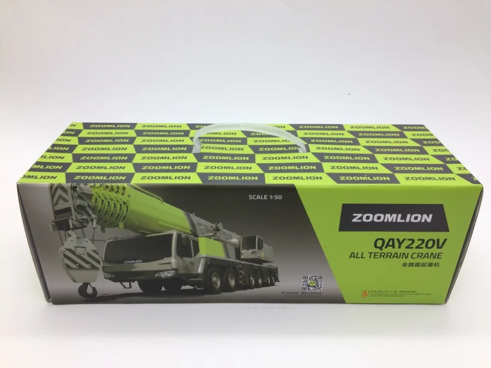 Коллекционная Игрушечная модель из сплава, подарок, 1:50 Масштаб, ZOOMLION QAY220T, внедорожный кран, грузовик, транспортные средства, Инженерная техника, литая игрушка, модель